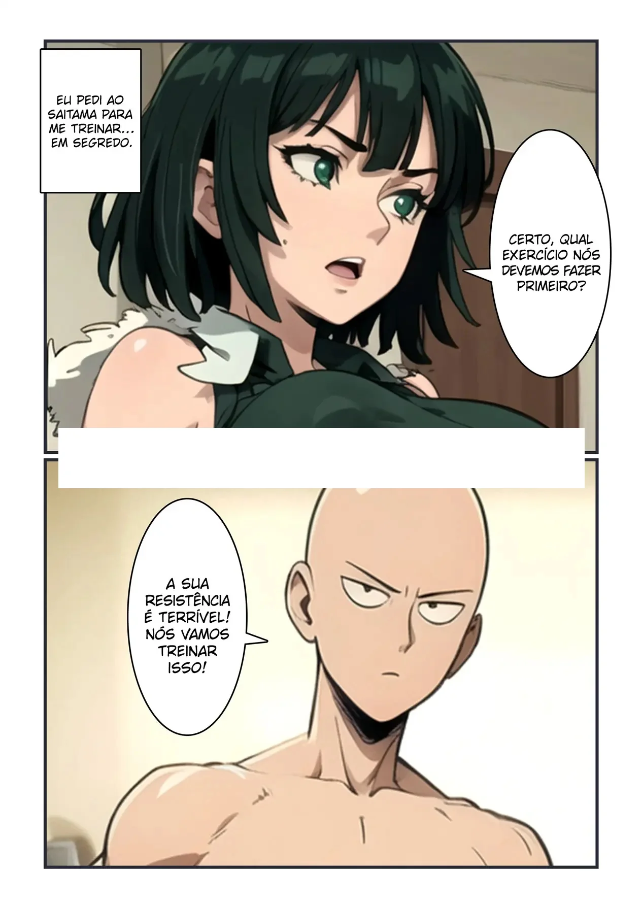 Fábuki Submisso em Sessão de Sexo Intenso com Saitama