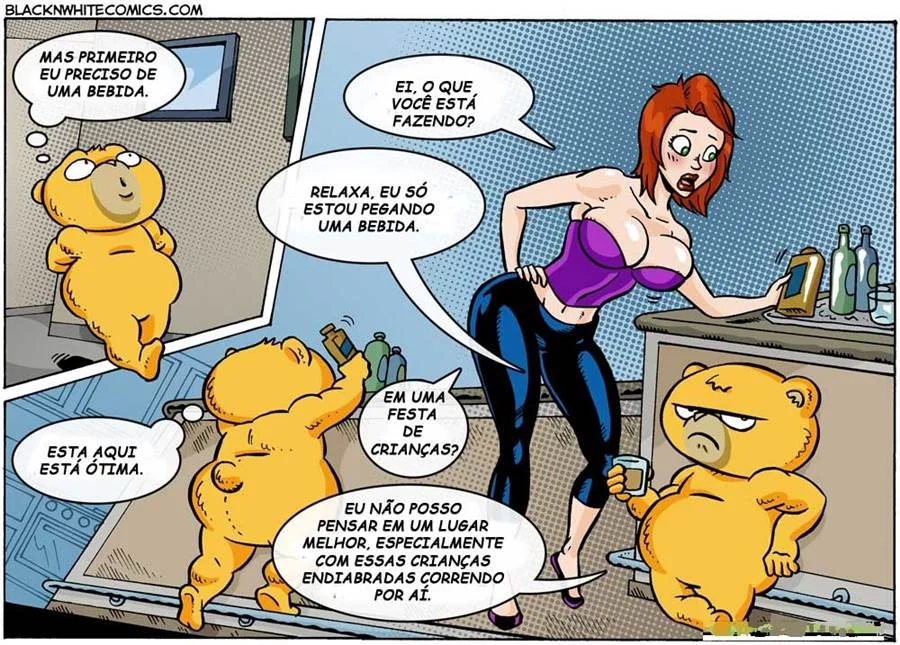 Explorações Eróticas com Ted: HQ Pornô com Personagens Animes Sensuais