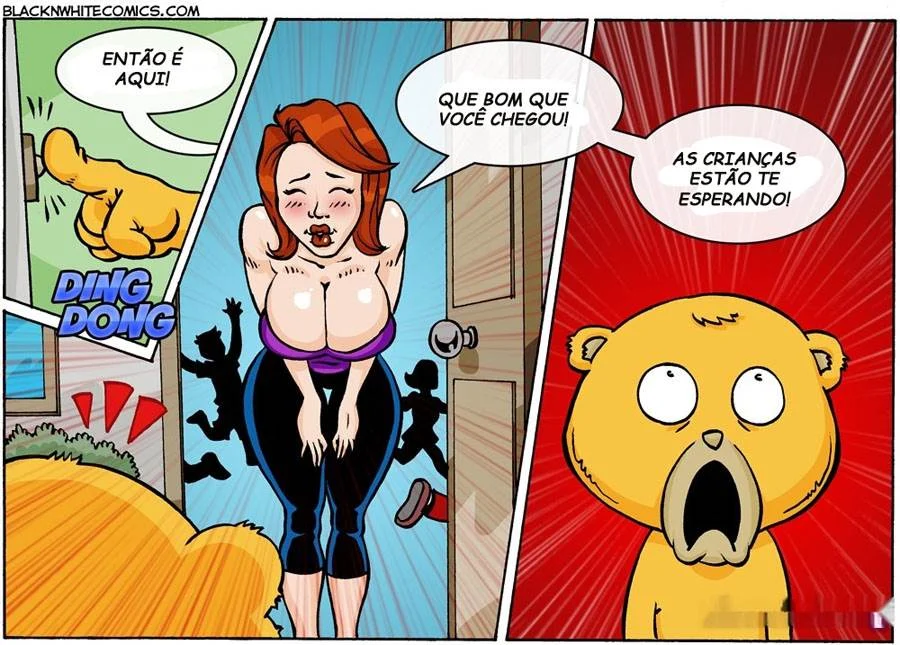 Explorações Eróticas com Ted: HQ Pornô com Personagens Animes Sensuais