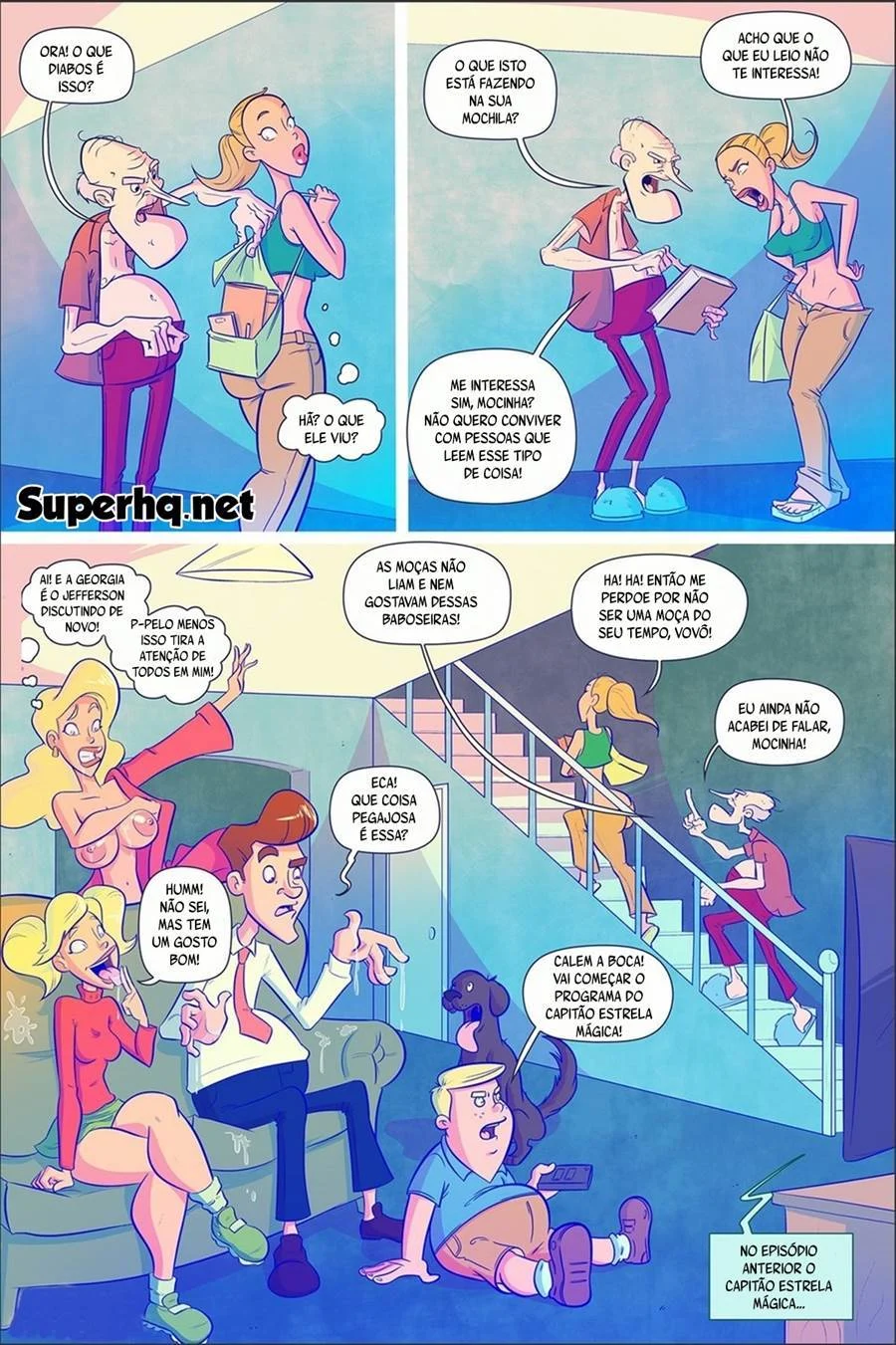 O Velho Tarado Jefferson 2: Putaria Explícita em HQ