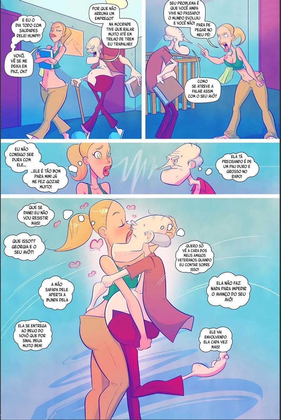 O Velho Tarado Jefferson 2: Putaria Explícita em HQ