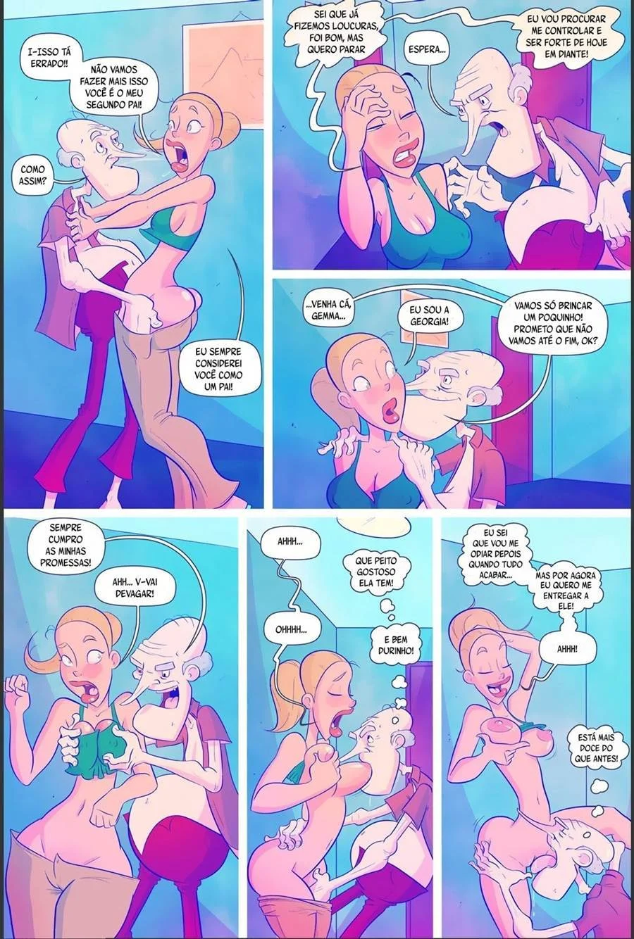 O Velho Tarado Jefferson 2: Putaria Explícita em HQ