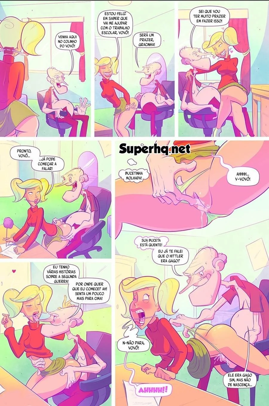 O Velho Tarado Jefferson 2: Putaria Explícita em HQ