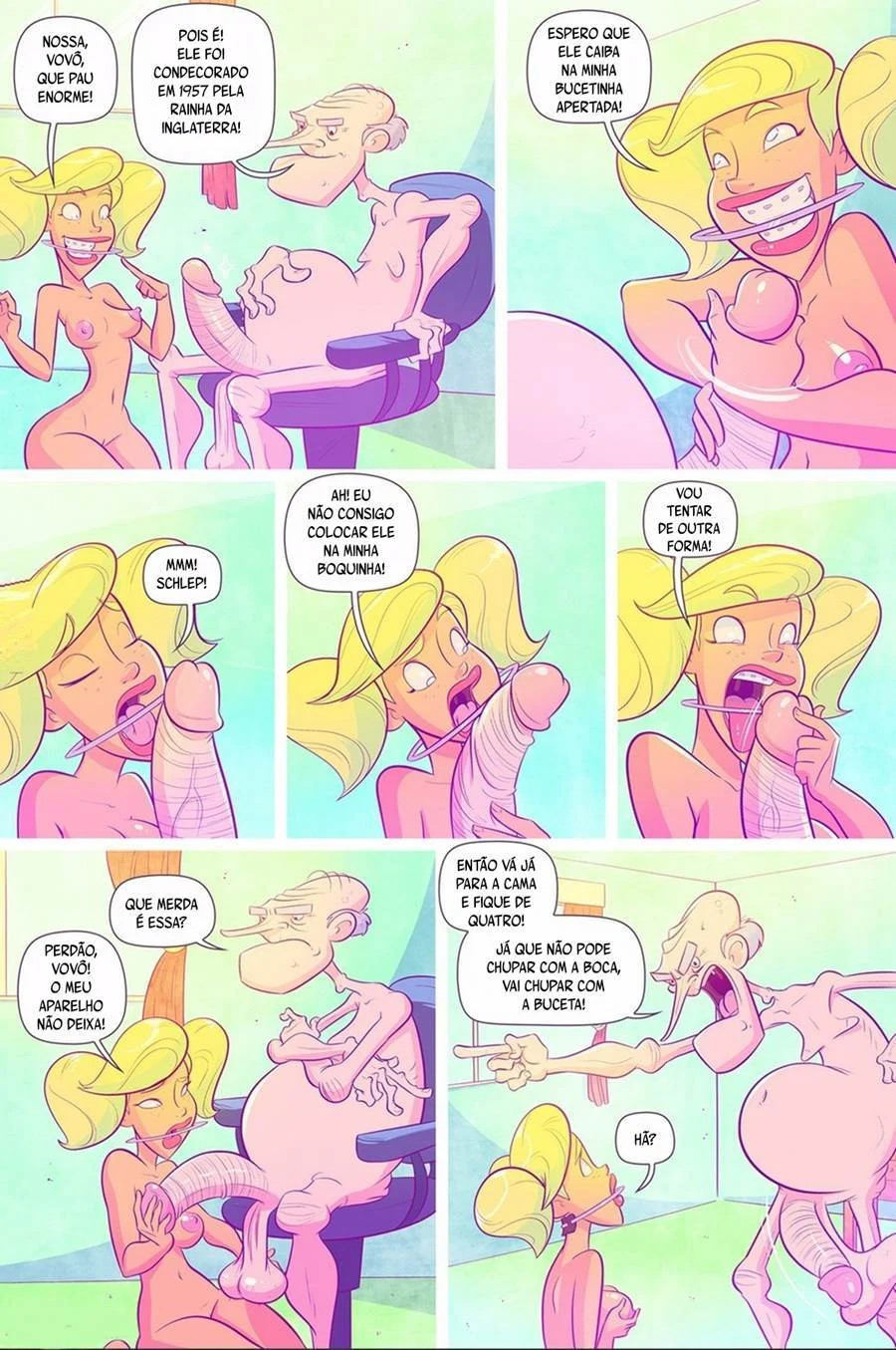 O Velho Tarado Jefferson 2: Putaria Explícita em HQ