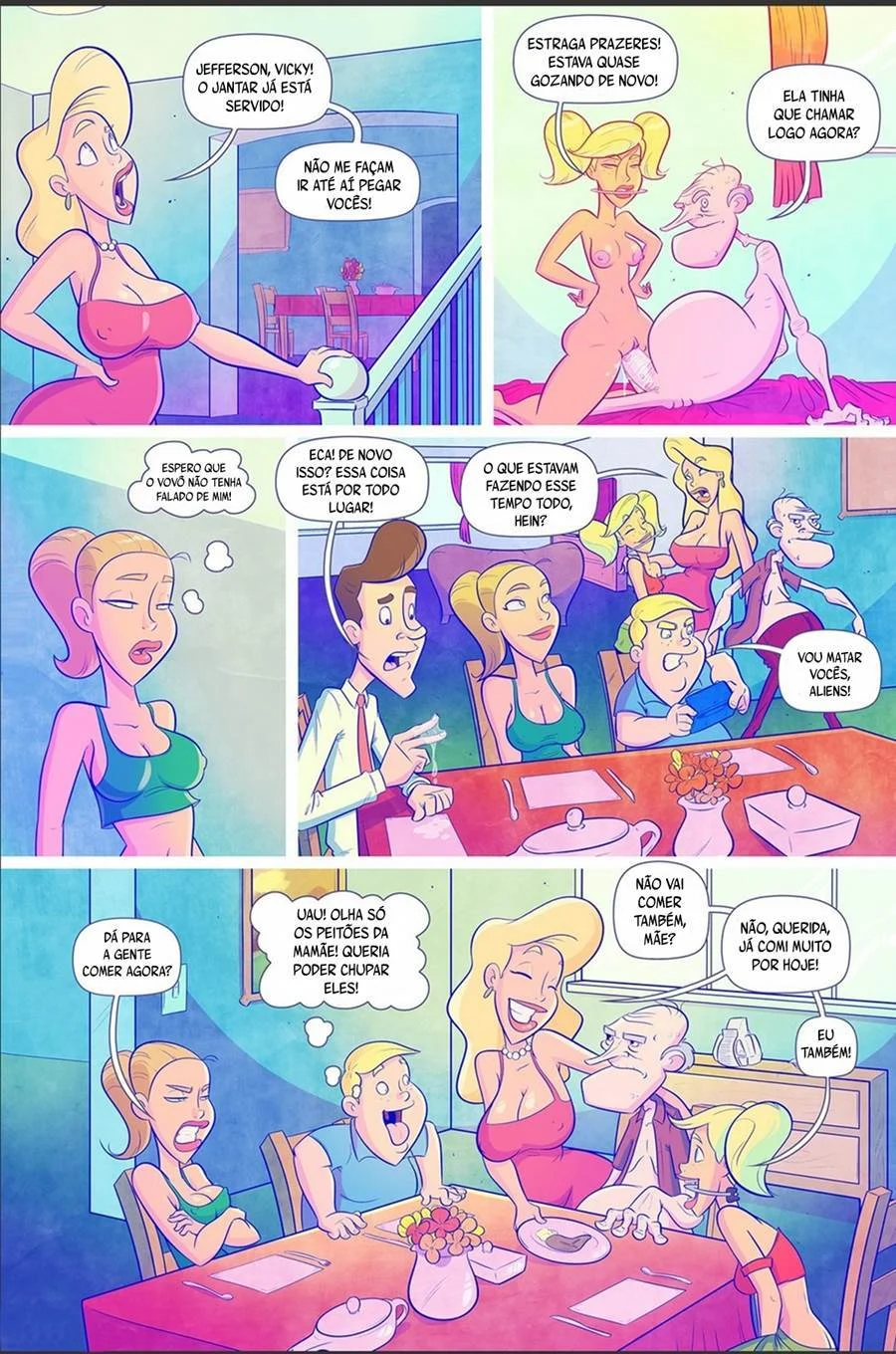 O Velho Tarado Jefferson 2: Putaria Explícita em HQ