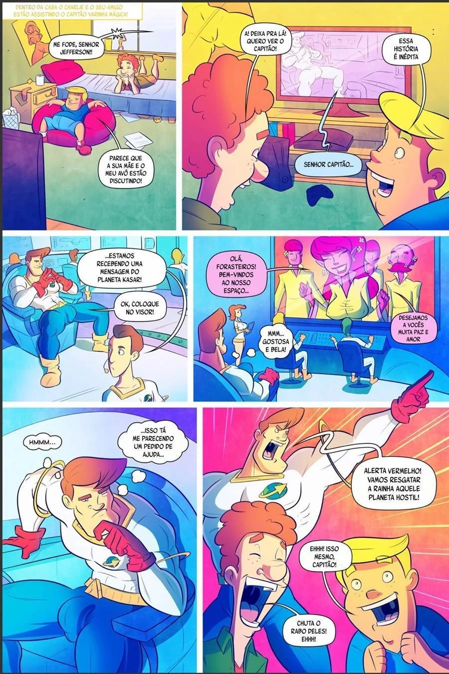 Quadrinhos Quentes: A Terceira Surra de Prazer do Velho Tarado