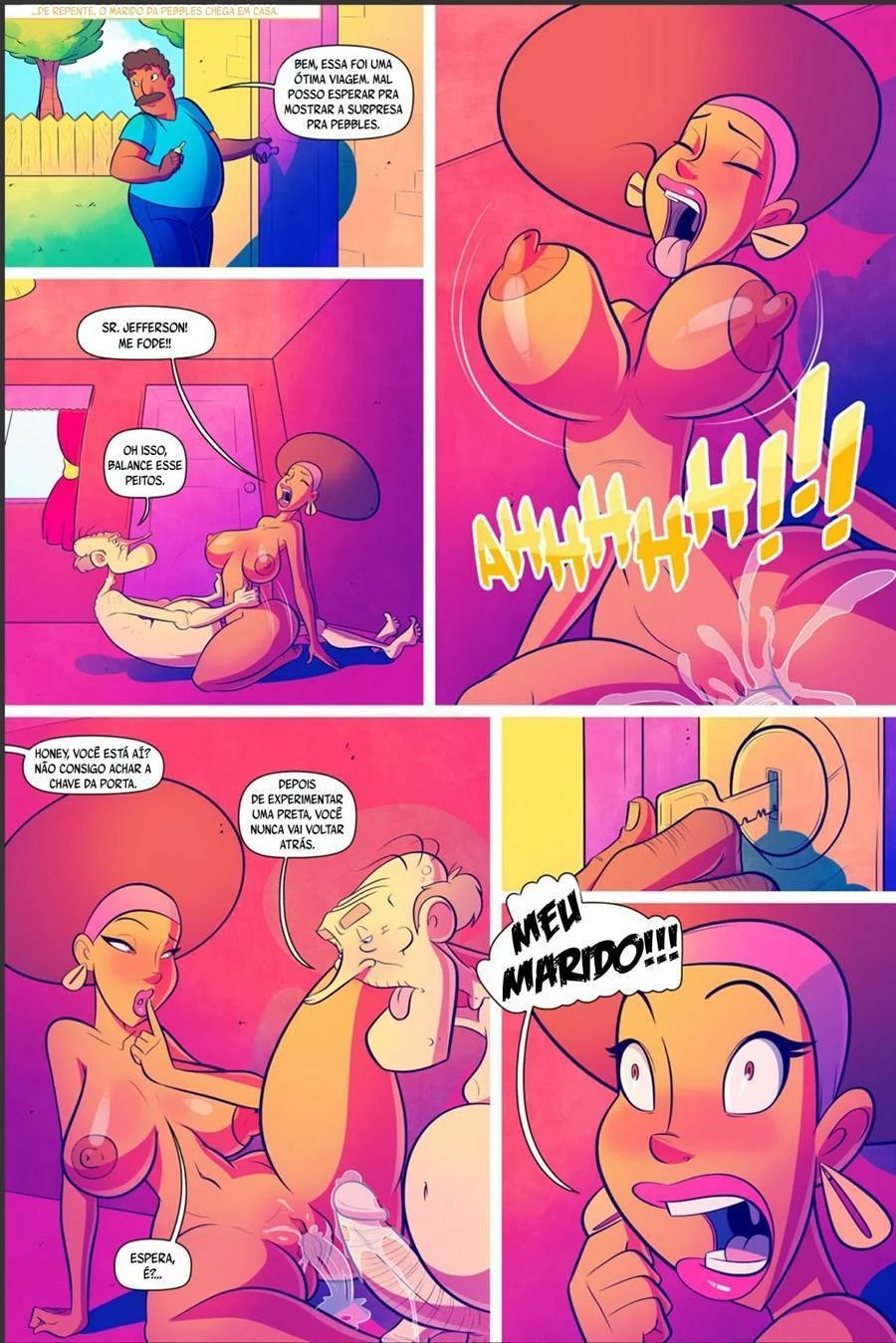 Quadrinhos Quentes: A Terceira Surra de Prazer do Velho Tarado