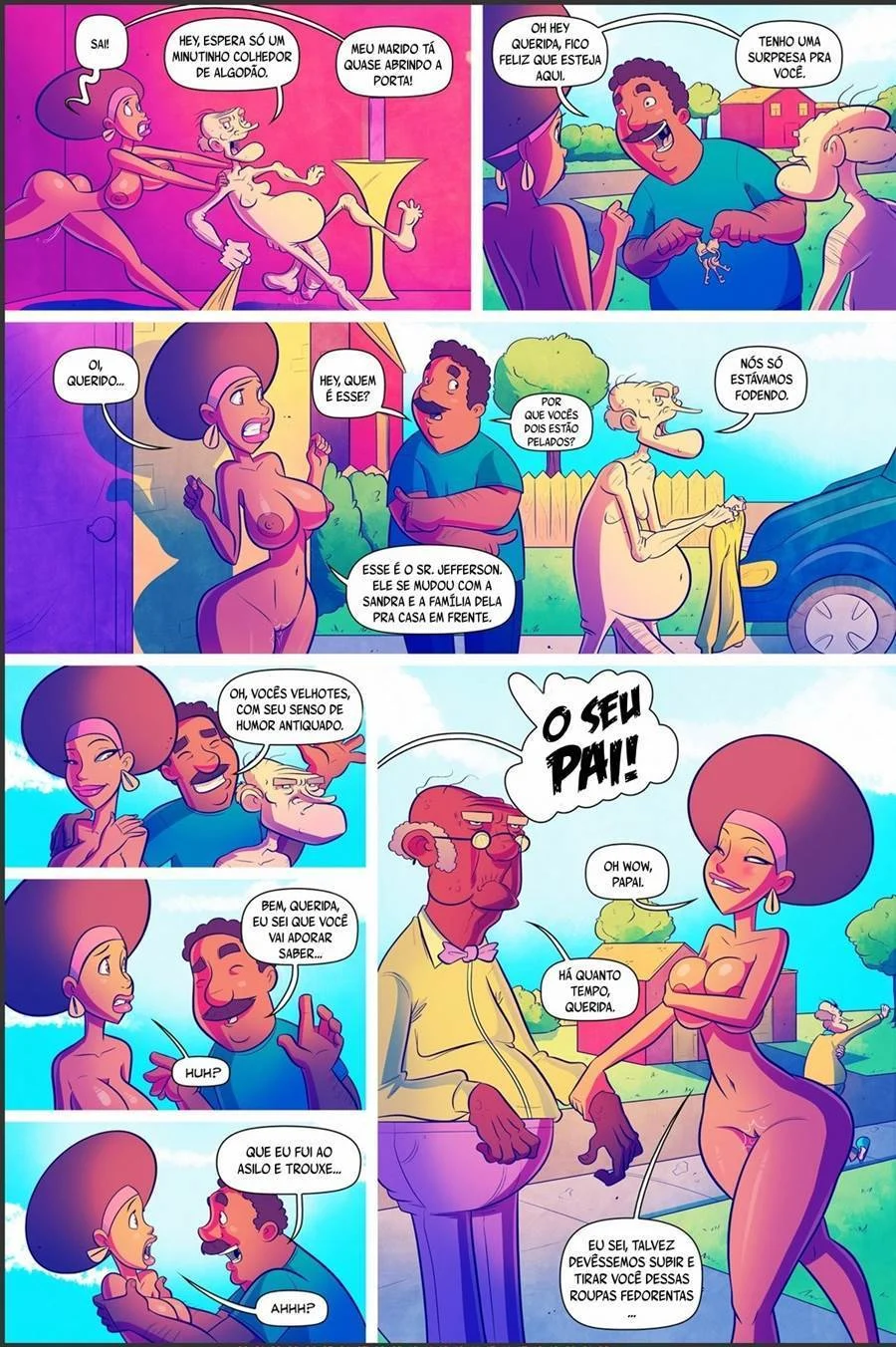 Quadrinhos Quentes: A Terceira Surra de Prazer do Velho Tarado