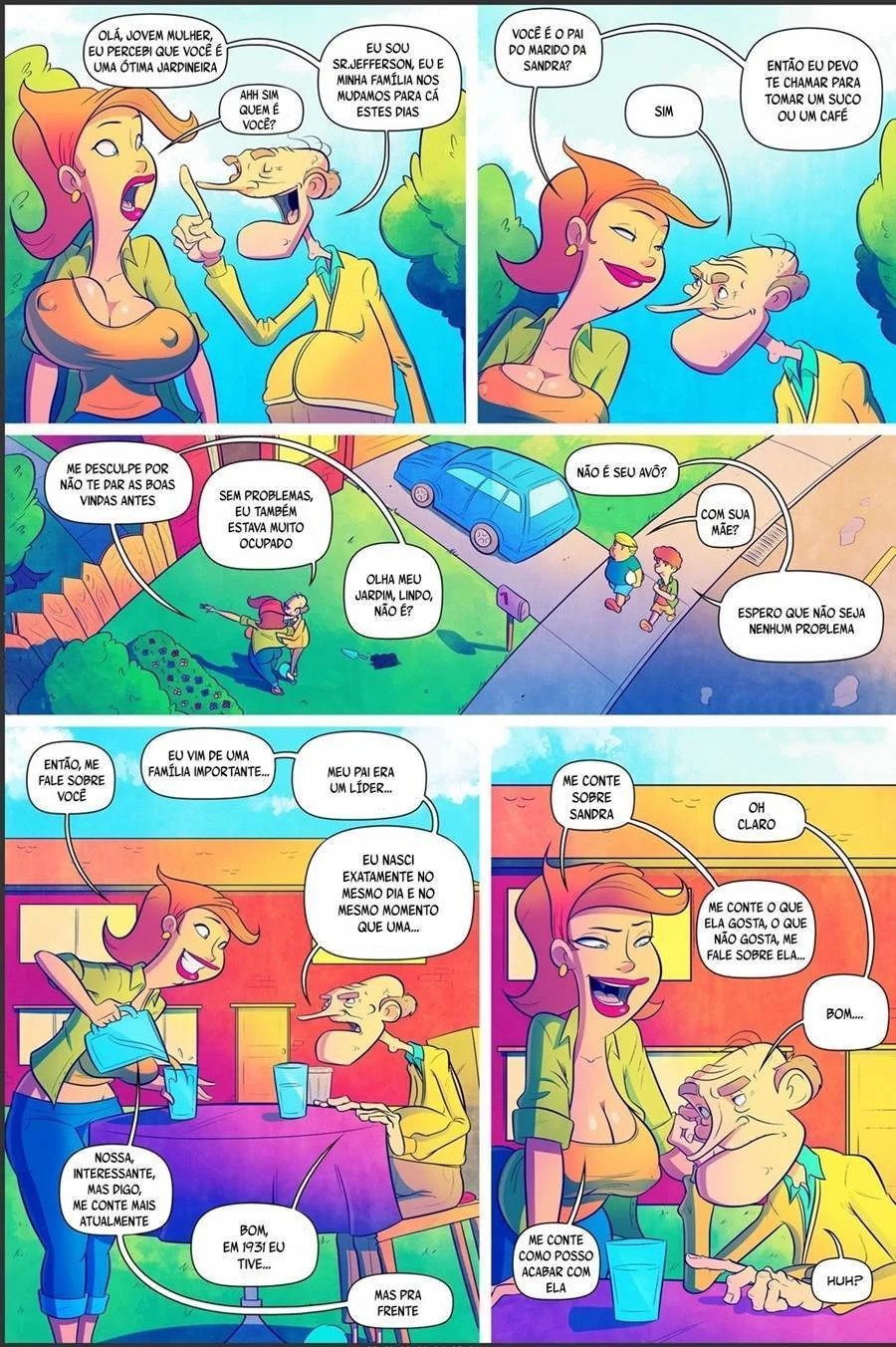 Quadrinhos Quentes: A Terceira Surra de Prazer do Velho Tarado