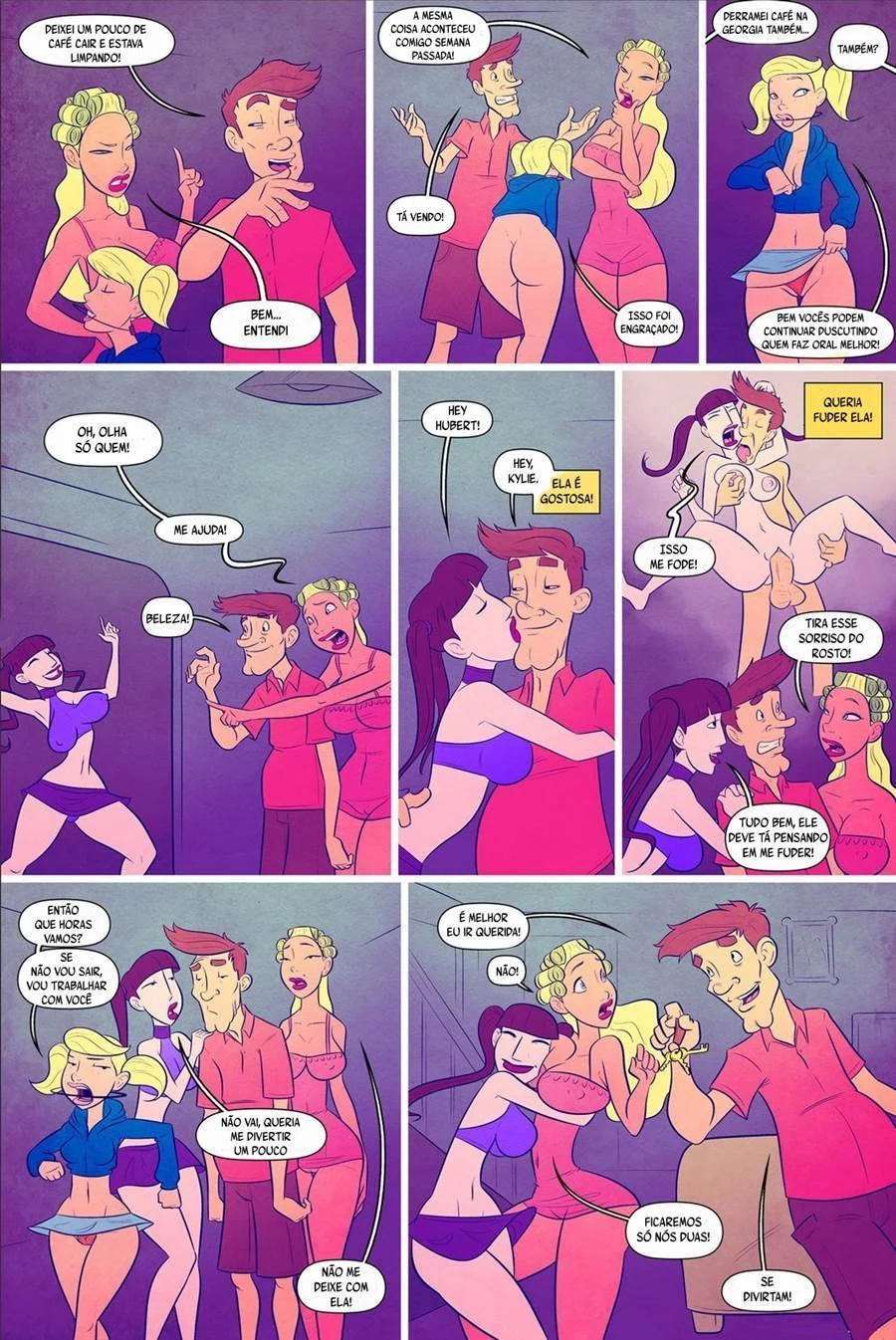 O Melhor de Jefferson: Porno Animado com Sexo Explícito nos Quadrinhos