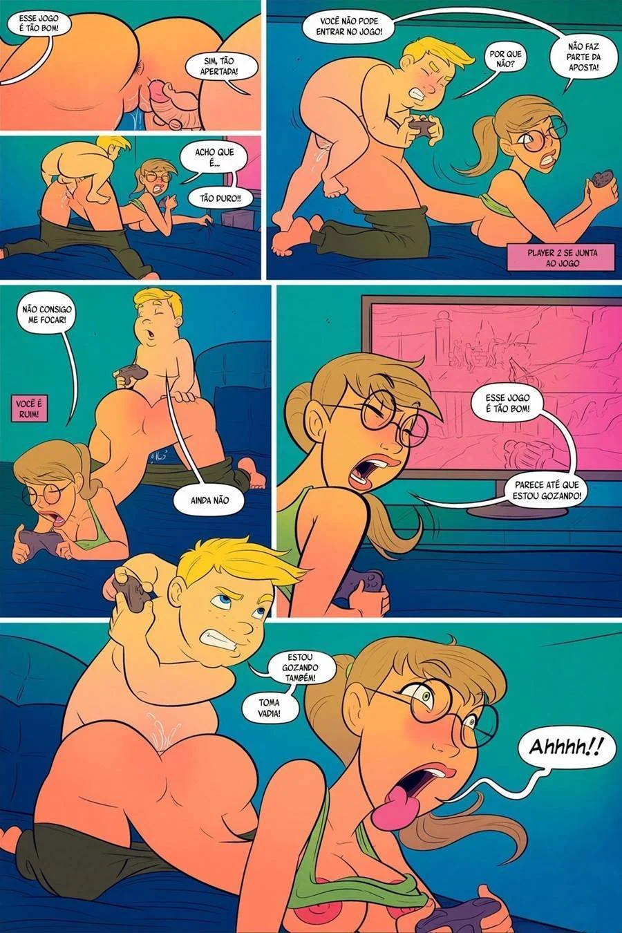 O Melhor de Jefferson: Porno Animado com Sexo Explícito nos Quadrinhos