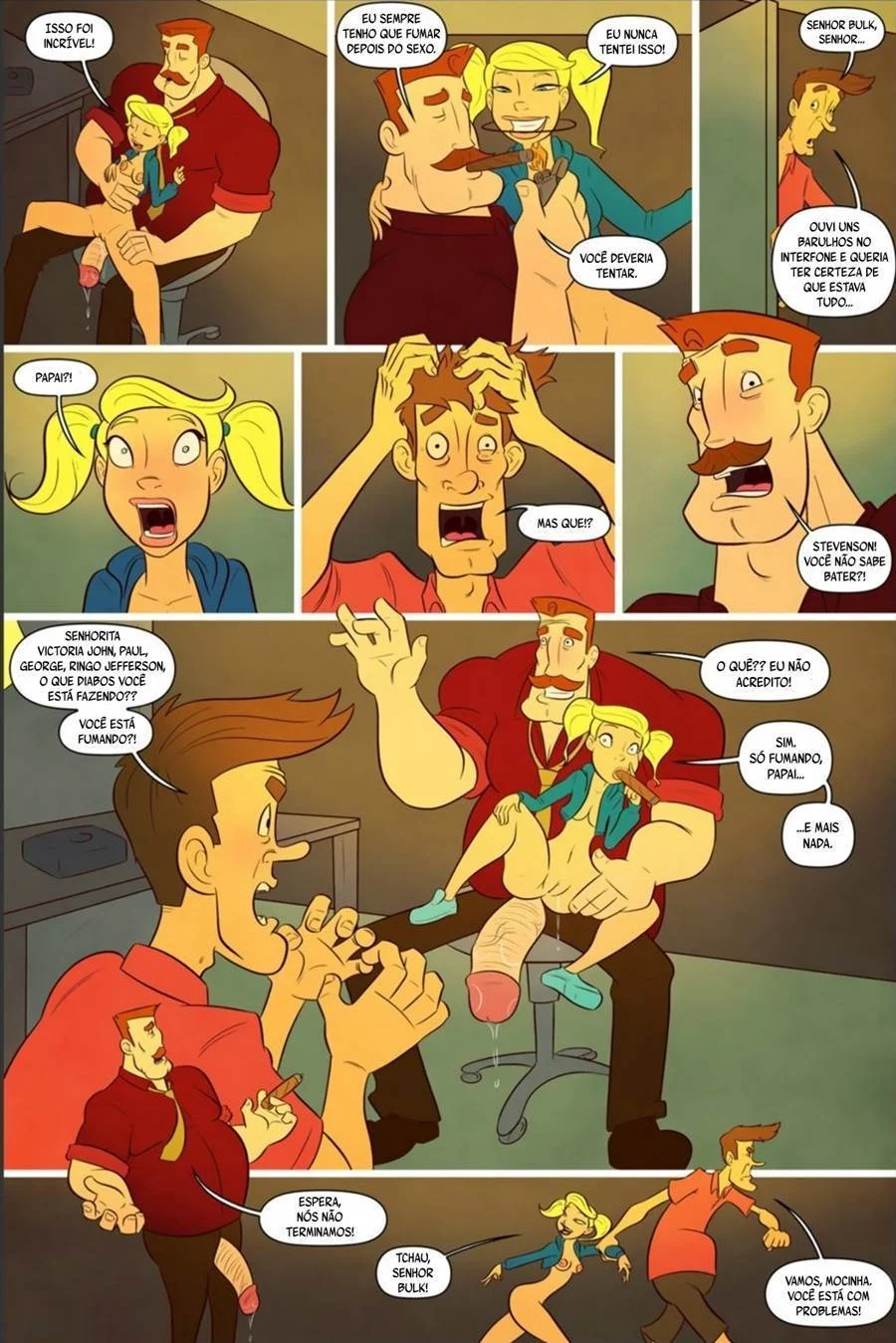 O Melhor de Jefferson: Porno Animado com Sexo Explícito nos Quadrinhos