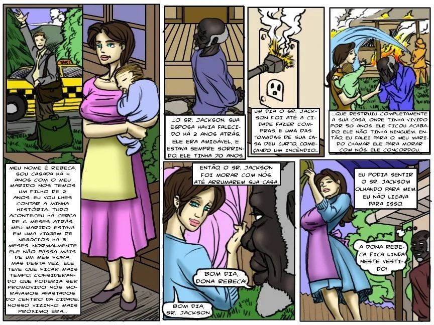 Fodação Explícita: Senhor Idoso Dominando a Mãe Safada em HQ Pornô