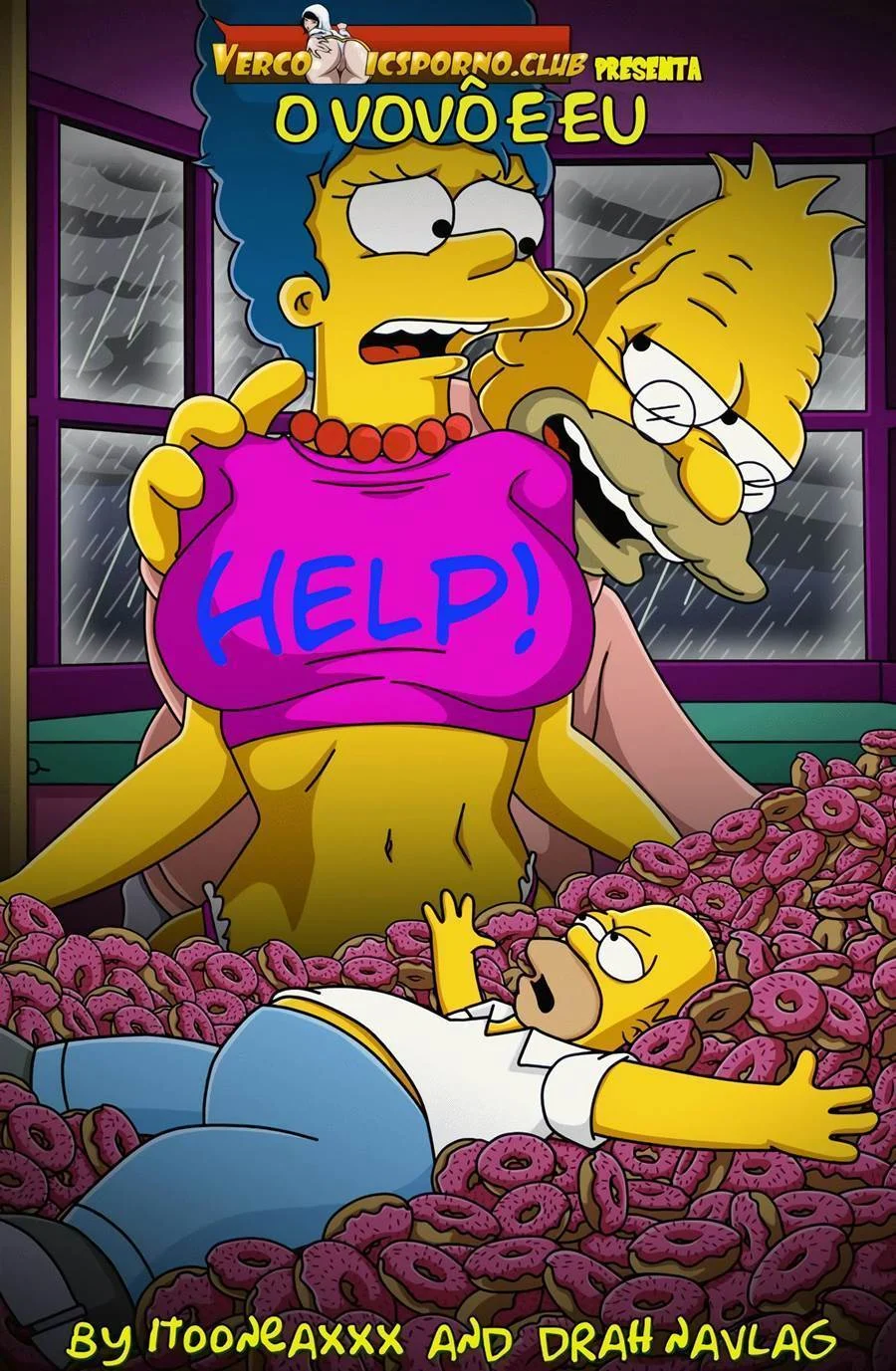 Vovô Tarado Nos Simpsons: HQ Hardcore de Sexo Explícito