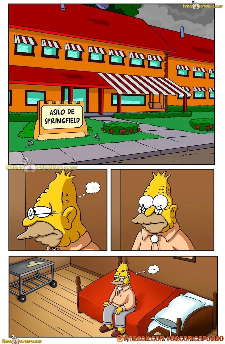 Vovô Tarado Nos Simpsons: HQ Hardcore de Sexo Explícito