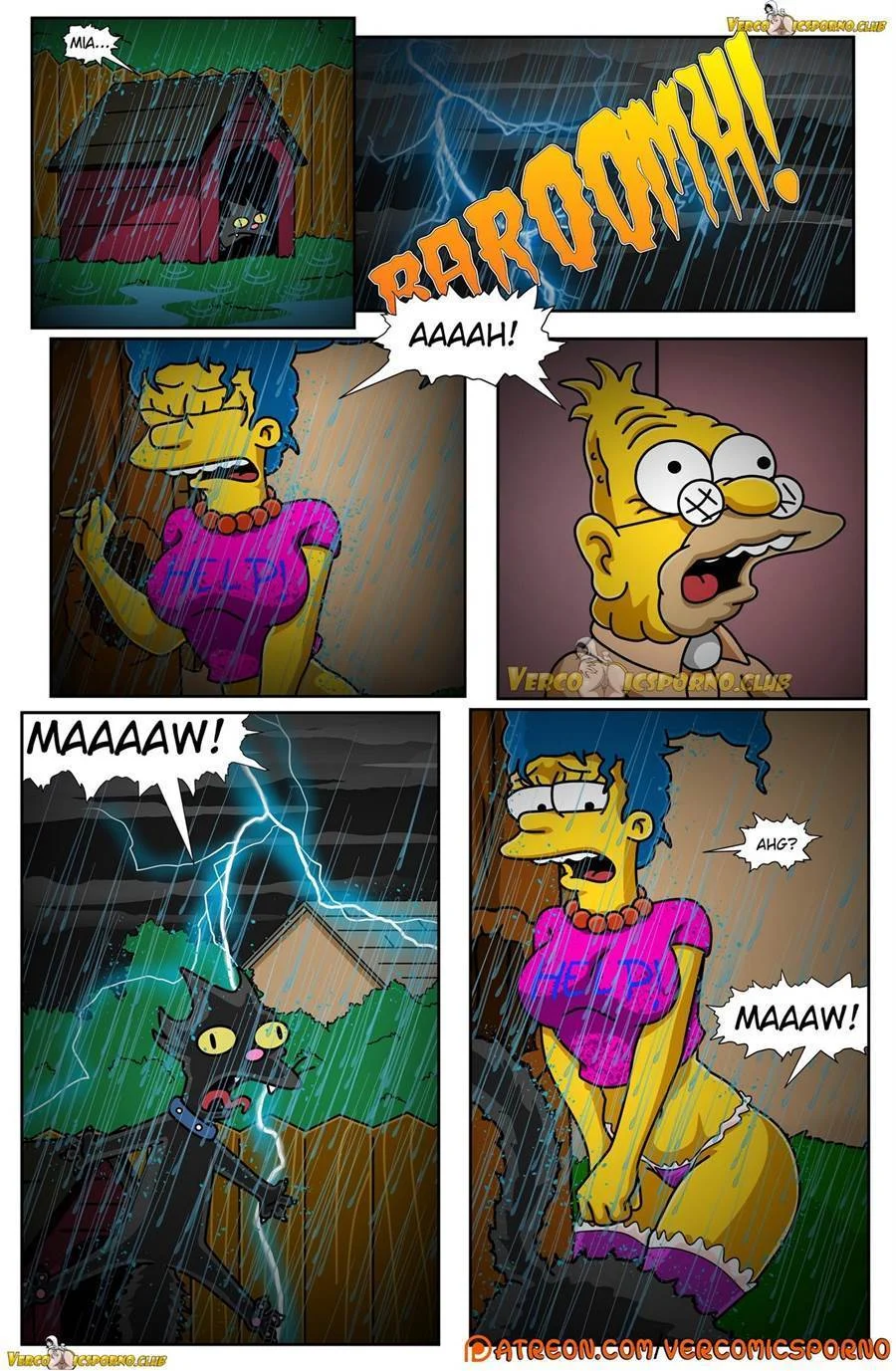 Vovô Tarado Nos Simpsons: HQ Hardcore de Sexo Explícito