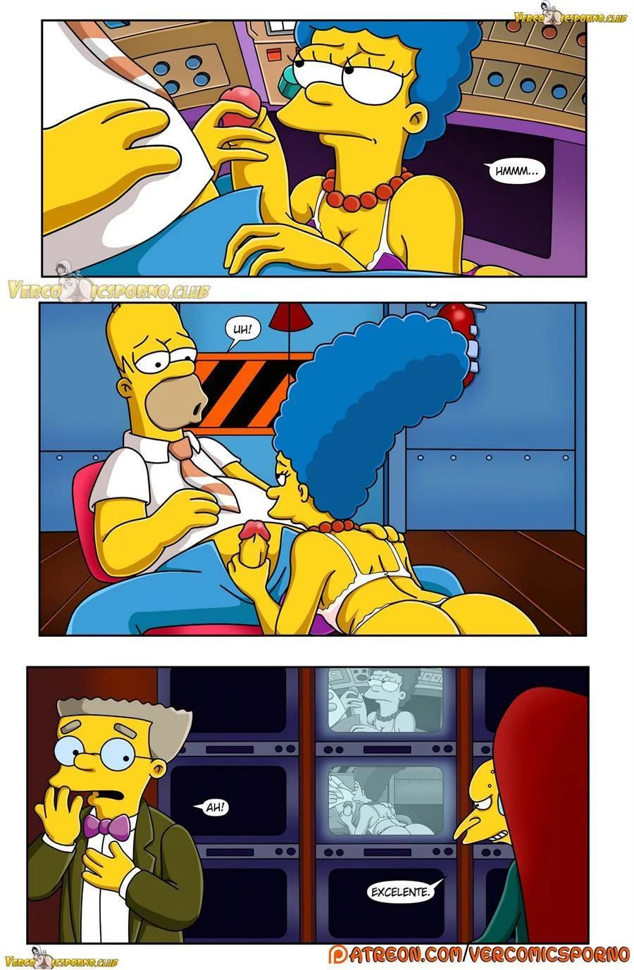 Vovô Tarado Nos Simpsons: HQ Hardcore de Sexo Explícito
