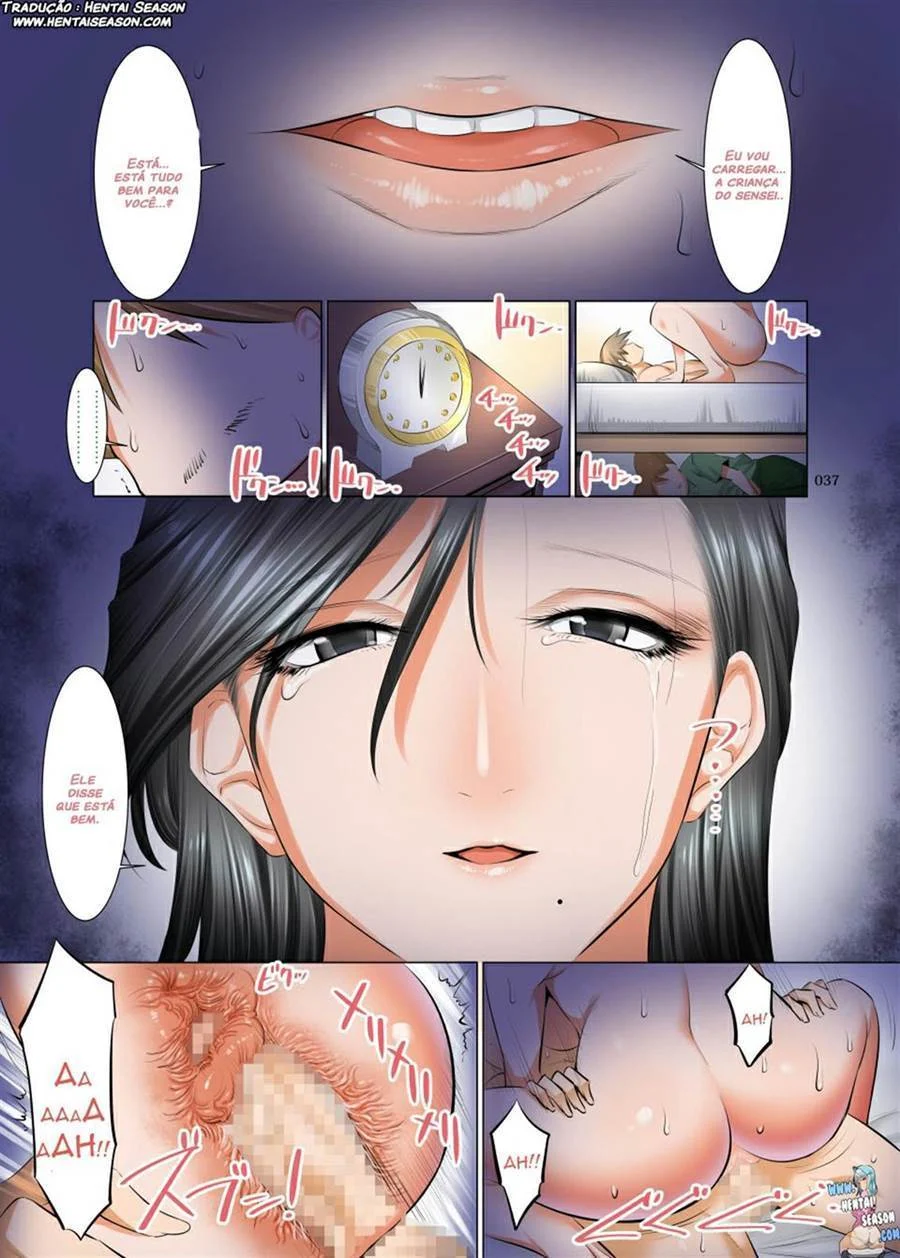 Oferecendo a Mamãe: Cena Proibida de Sexo Explícito em HQ