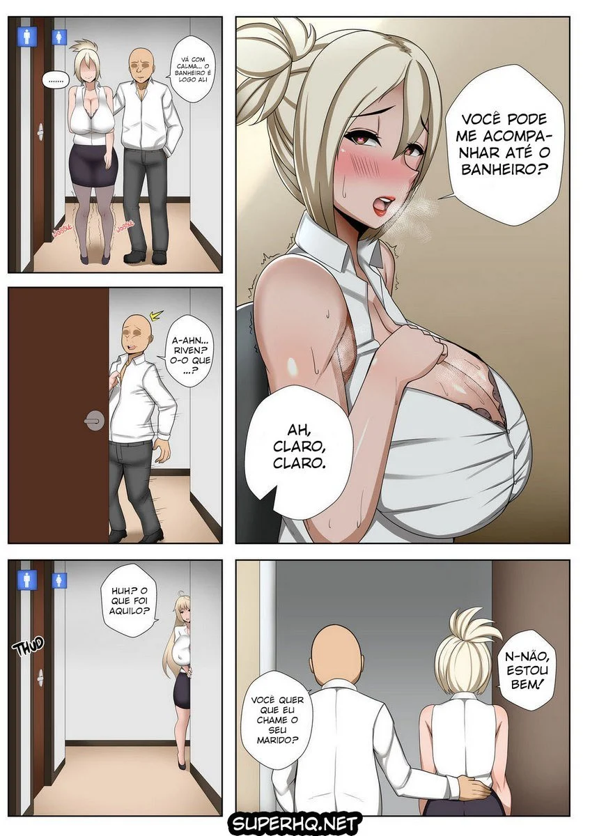 Escrava Sexual do Escritório: Quadrinhos de Traição e Fodas Explícitas