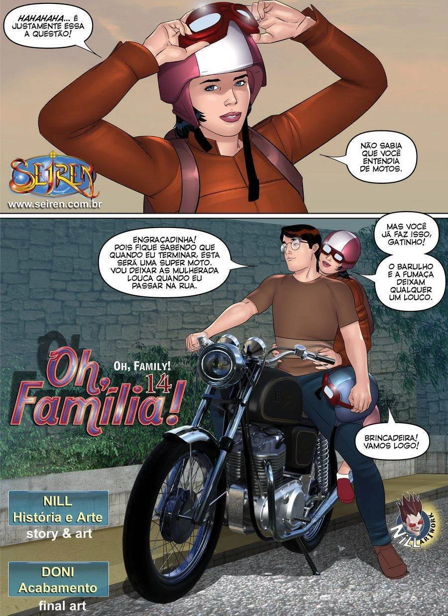 Oh, Família! Nudez Proibida e Sexo Explícito em HQ