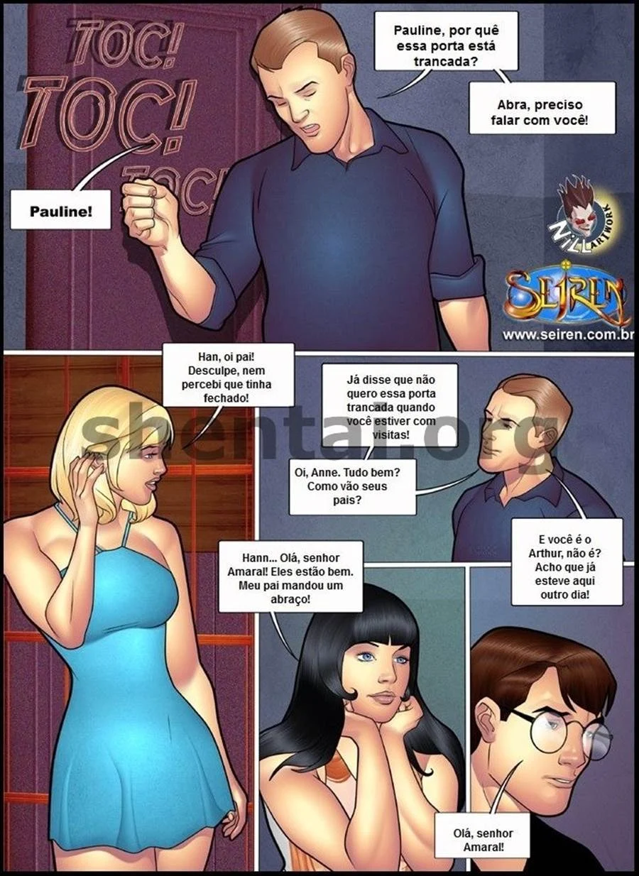 Orgia de Pais e Filhos: Sexo Tabu em Quadrinhos Picantes