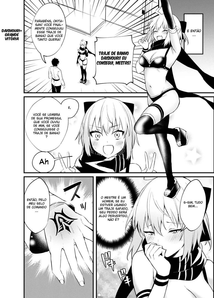 Okita-san não Aguenta Mais de Tanto Tesão