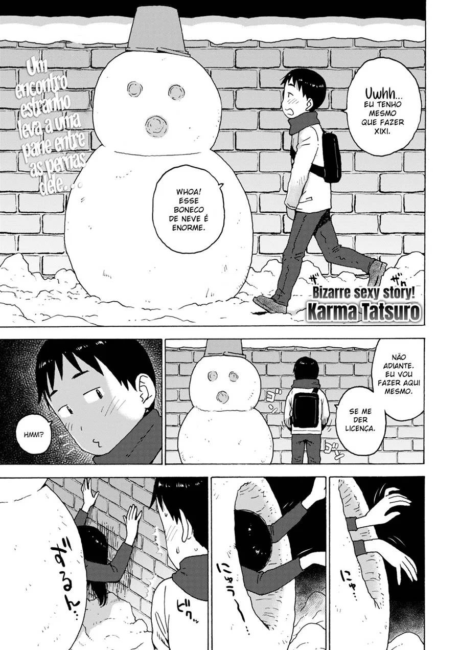 Experiência Quente Dentro do Boneco de Neve - Sexo Explicito em HQ