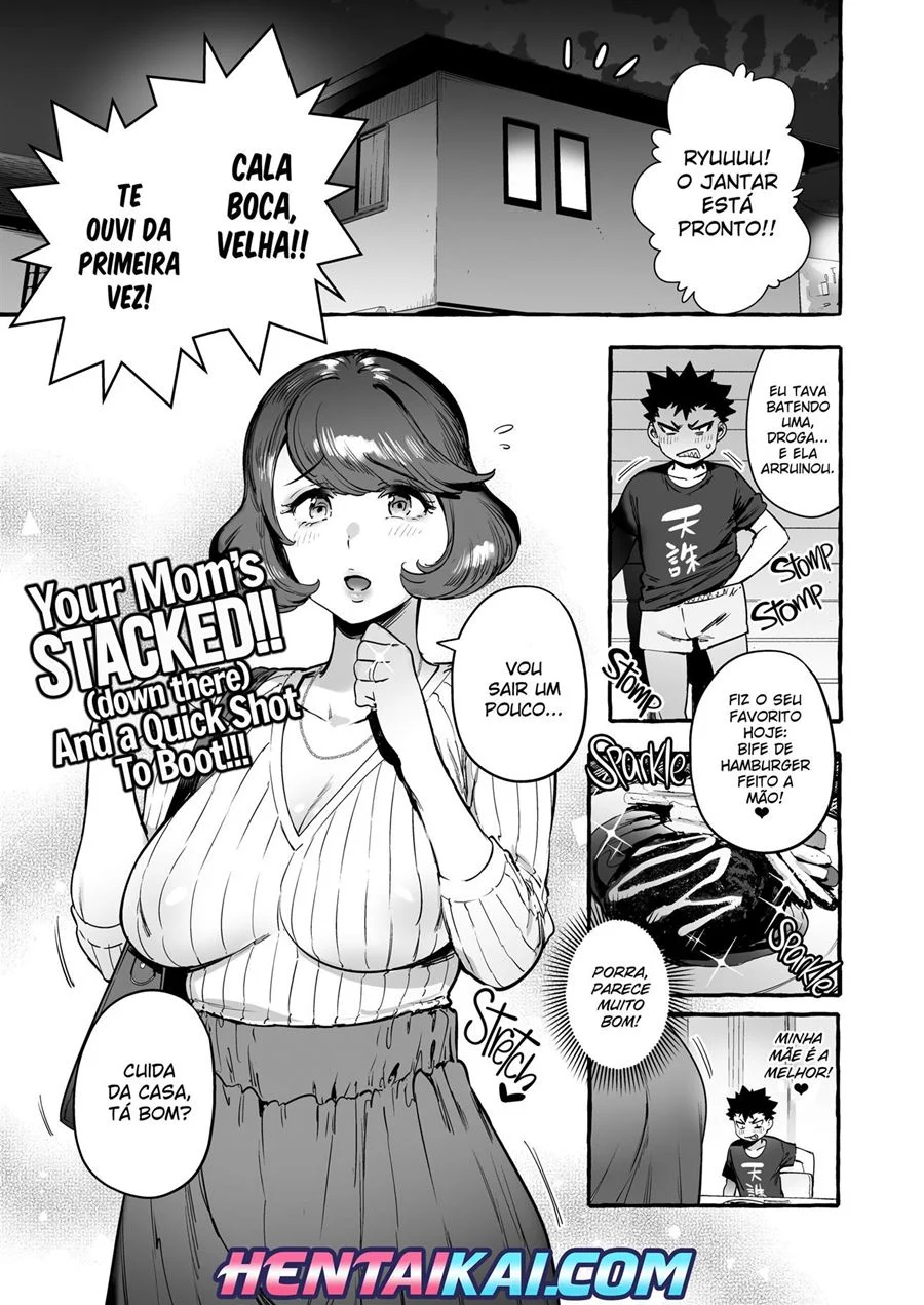 Sua Mãe Chorando de Tesão - Hentai Explícito em HQ