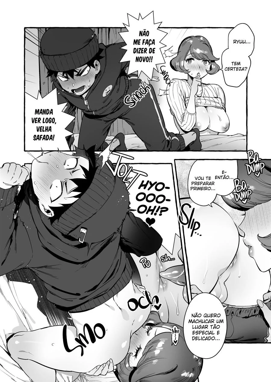 Sua Mãe Chorando de Tesão - Hentai Explícito em HQ