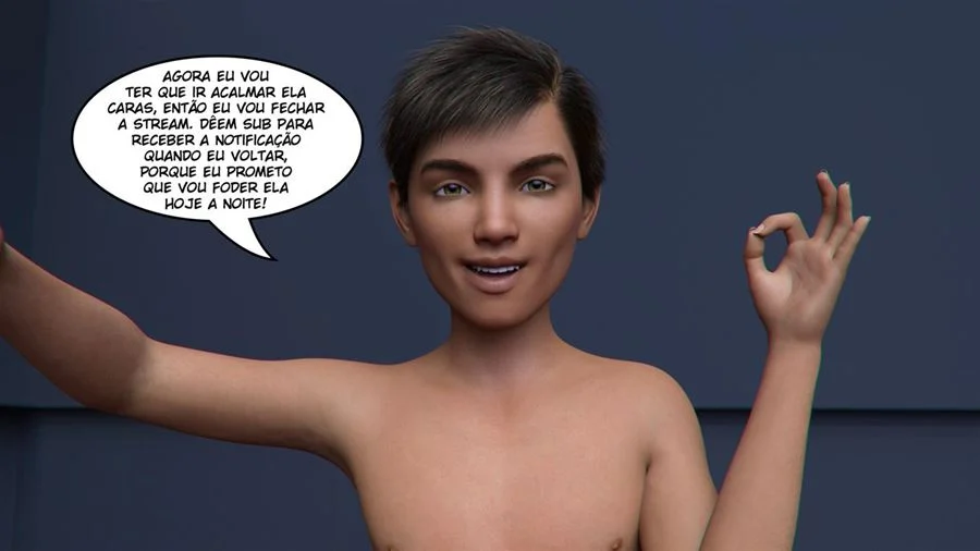 Quadrinhos Pornô: Amigos Online em Aventuras Sexuais Explícitas em 3D