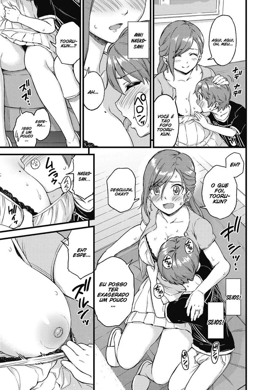 Verão com Peitos Gigantes: Hentai Suado em Quadrinhos Explícitos