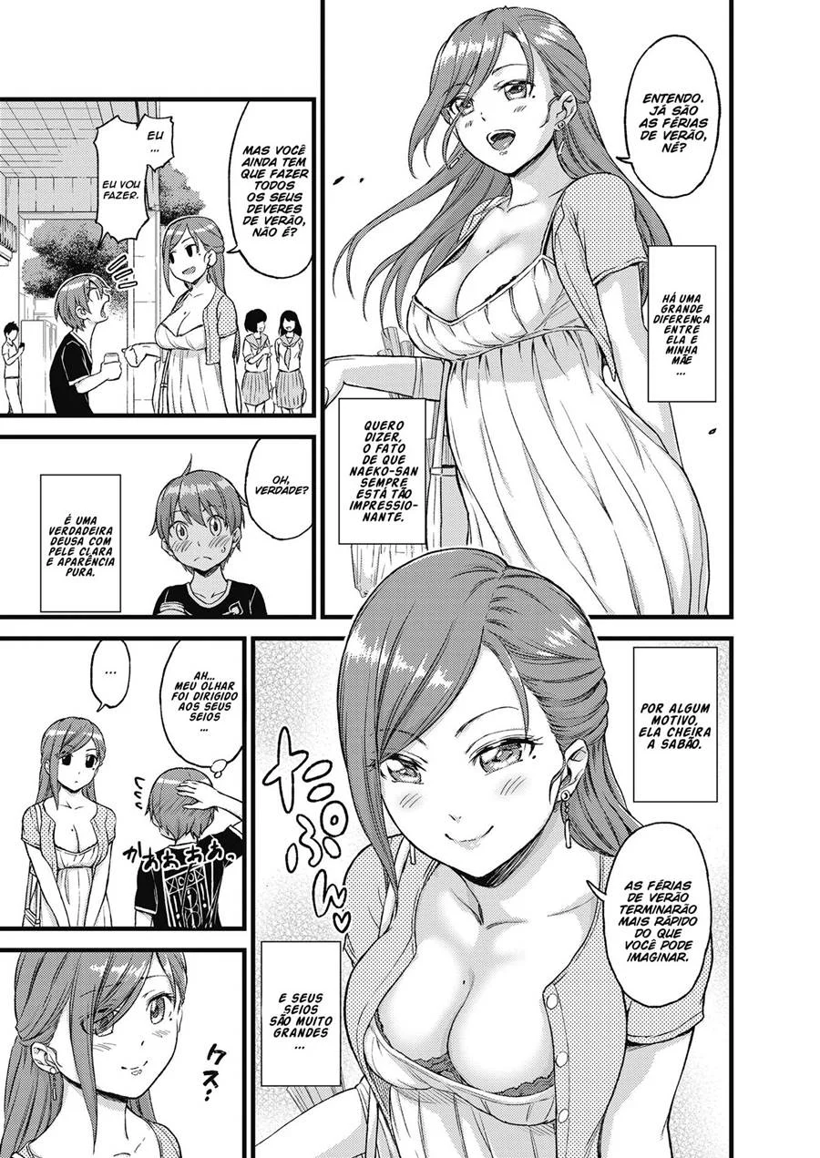 Verão com Peitos Gigantes: Hentai Suado em Quadrinhos Explícitos