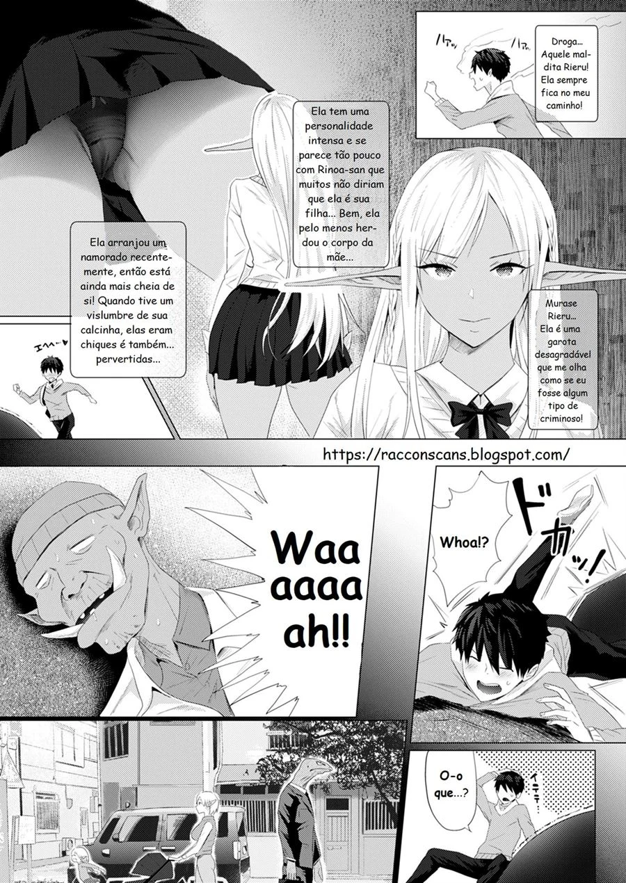 Elf mãe e filha escravizadas por orcs em cenas explícitas de dominação