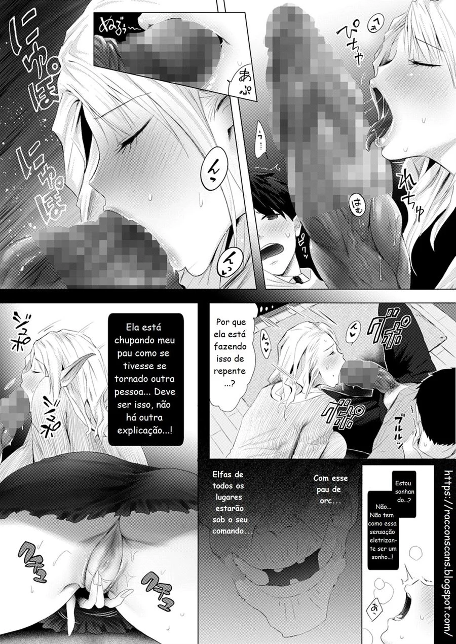 Elf mãe e filha escravizadas por orcs em cenas explícitas de dominação