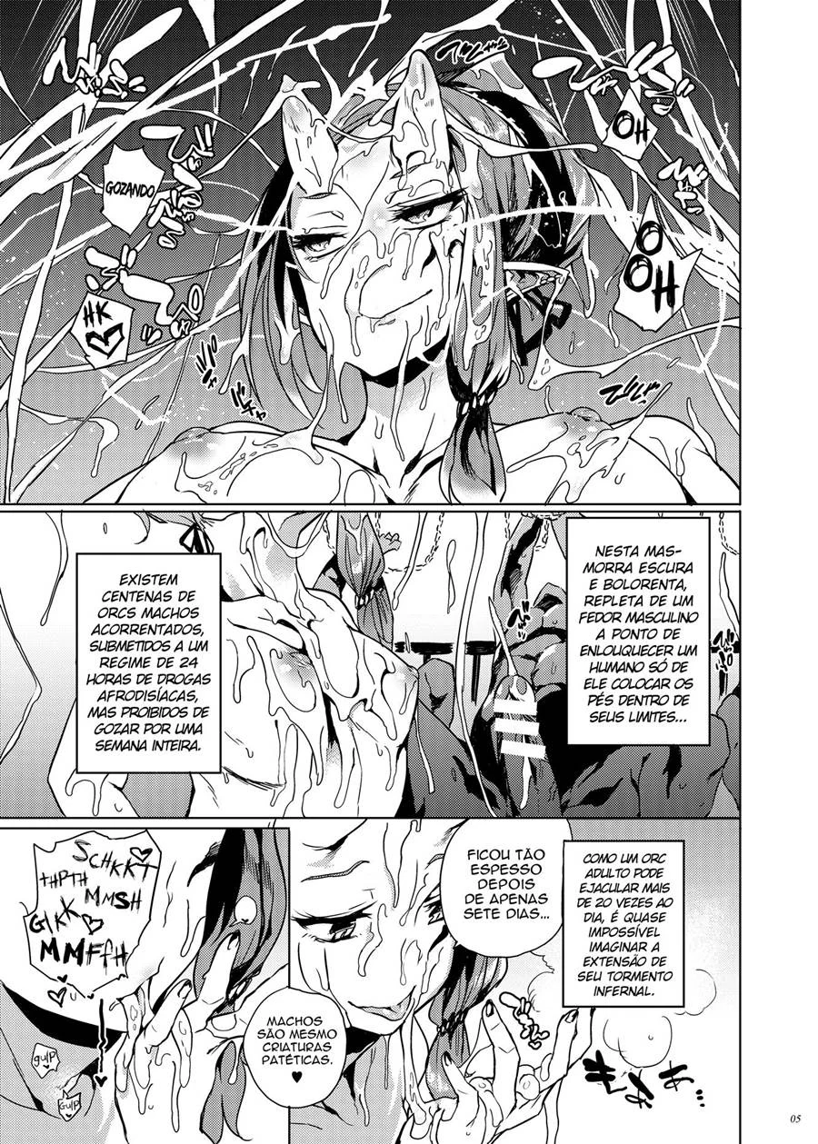 Fudendo a Princesa Orc: Quadrinhos de Sexo Explícito e Dominação Brutal