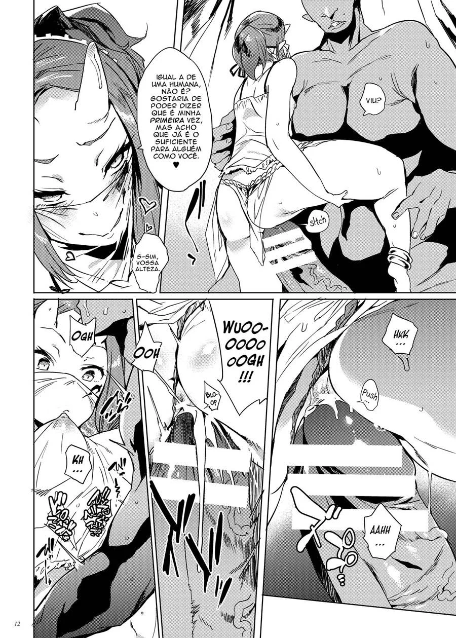 Fudendo a Princesa Orc: Quadrinhos de Sexo Explícito e Dominação Brutal