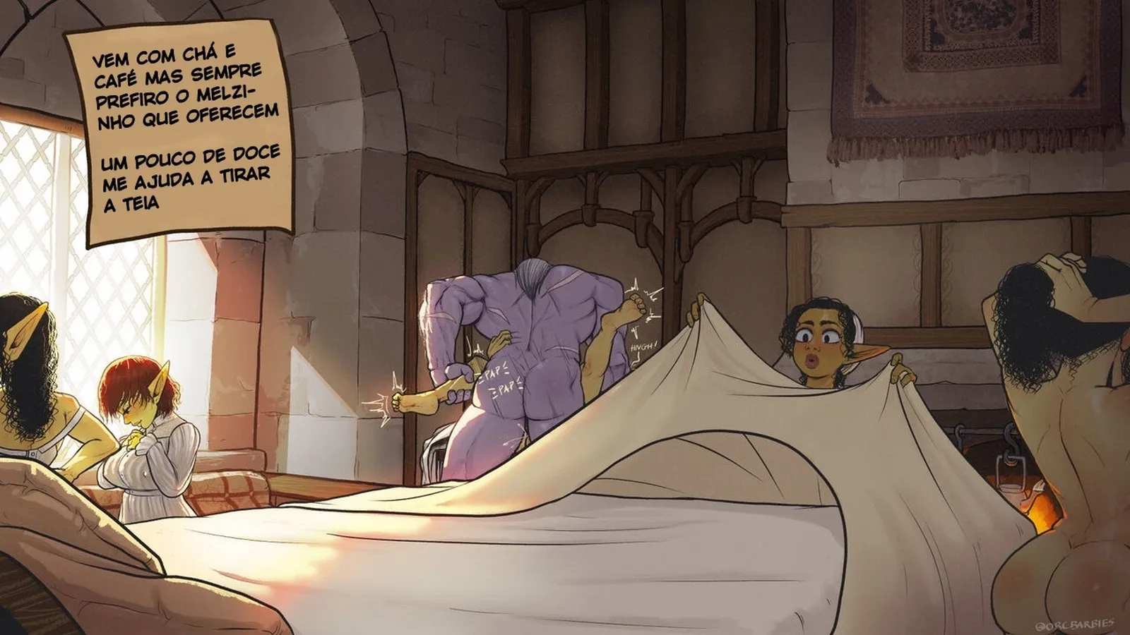 Segredos Lascivos e Obscenos da Cidade dos Goblins: Hentai Explícito