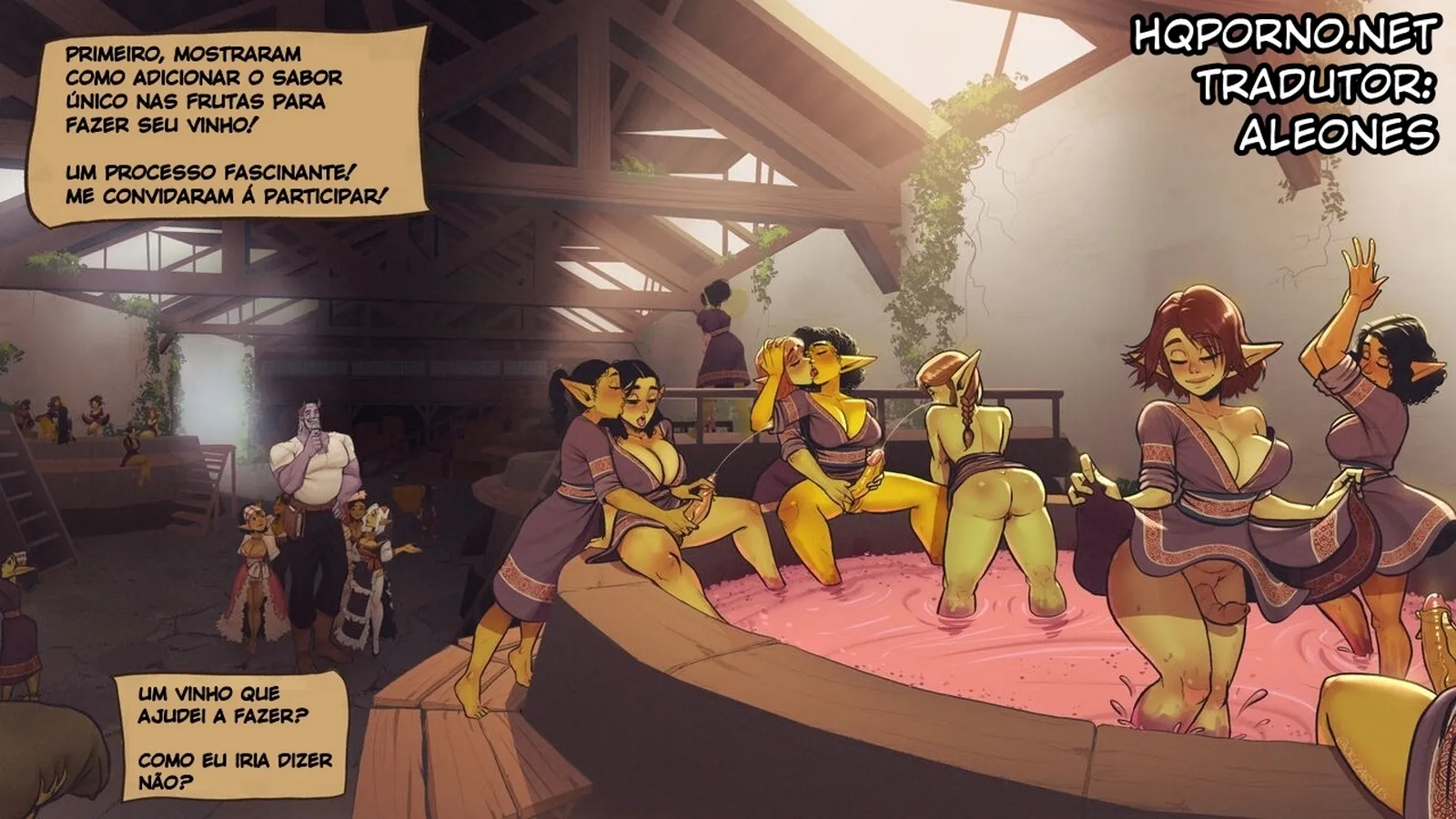 Segredos Lascivos e Obscenos da Cidade dos Goblins: Hentai Explícito