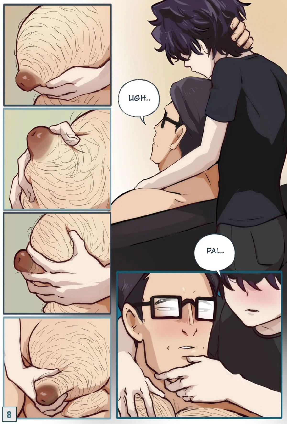 Ordenhando o Papai: Exploração Erotizada e Dominância Sexual Explícita