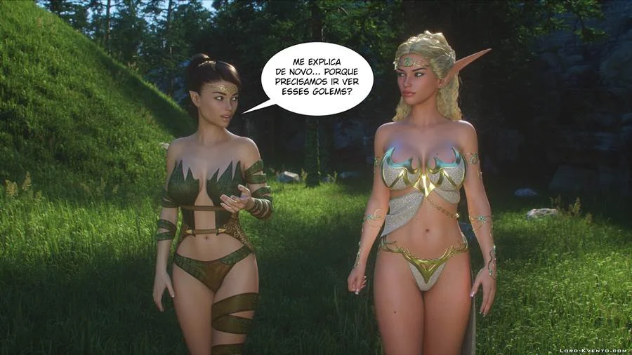 Fantasias Proibidas: Elfas Em Fogo De Tesão Nos Quadrinhos