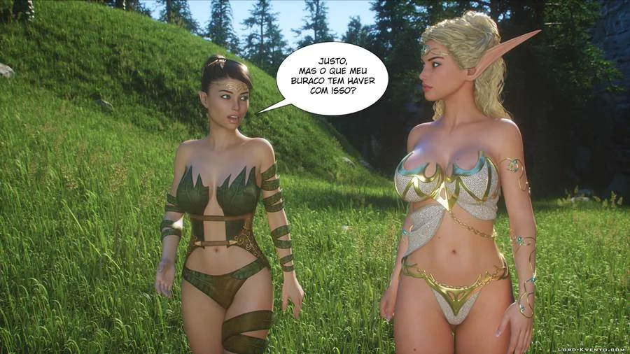 Fantasias Proibidas: Elfas Em Fogo De Tesão Nos Quadrinhos