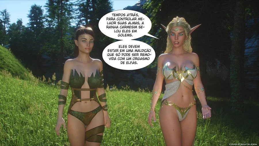 Fantasias Proibidas: Elfas Em Fogo De Tesão Nos Quadrinhos