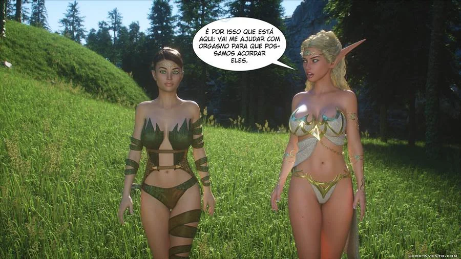 Fantasias Proibidas: Elfas Em Fogo De Tesão Nos Quadrinhos