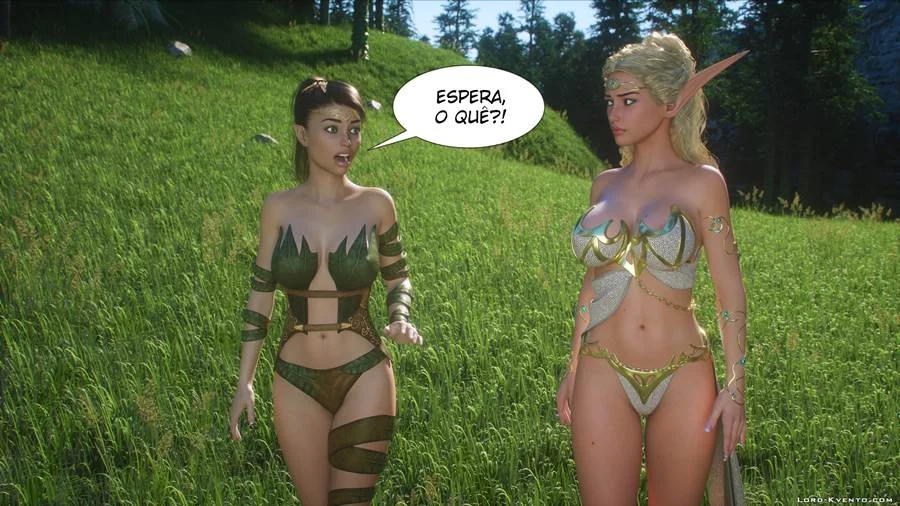 Fantasias Proibidas: Elfas Em Fogo De Tesão Nos Quadrinhos