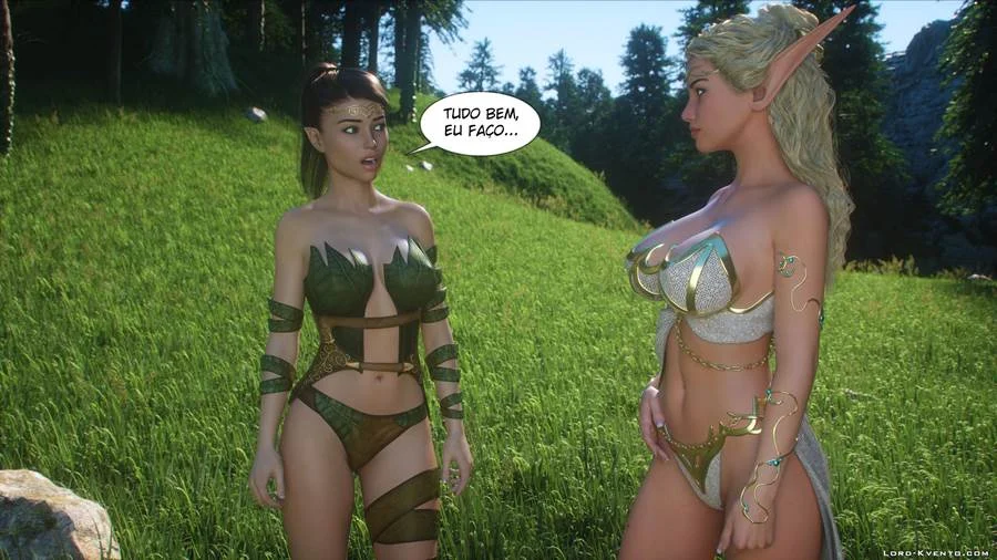 Fantasias Proibidas: Elfas Em Fogo De Tesão Nos Quadrinhos