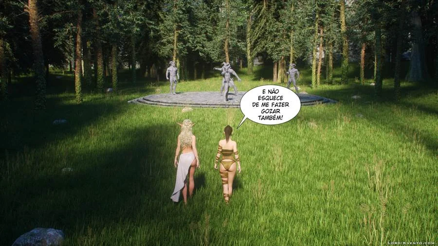 Fantasias Proibidas: Elfas Em Fogo De Tesão Nos Quadrinhos