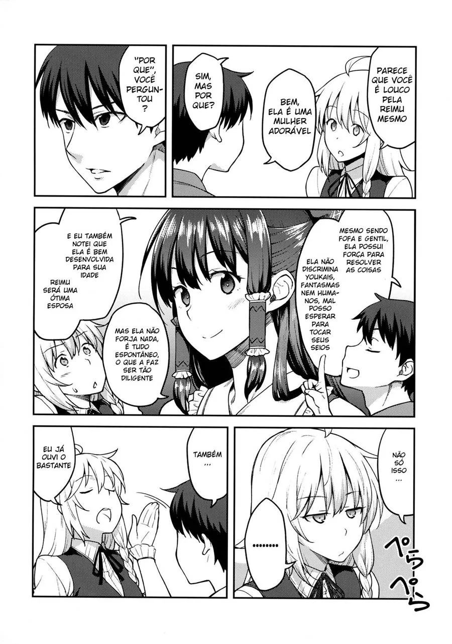 Marisa Kirisame Submissa: Quadrinhos Eróticos com Sexo Explícito