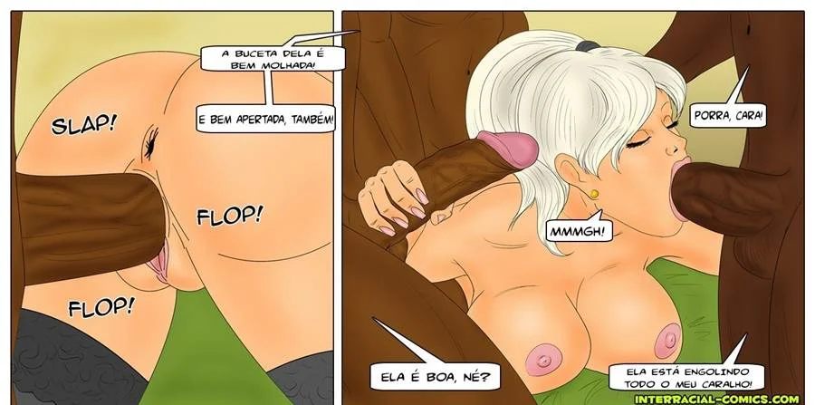 Orgia Selvagem em Chicago: HQ Hentai com Sexo Explícito e Interracial