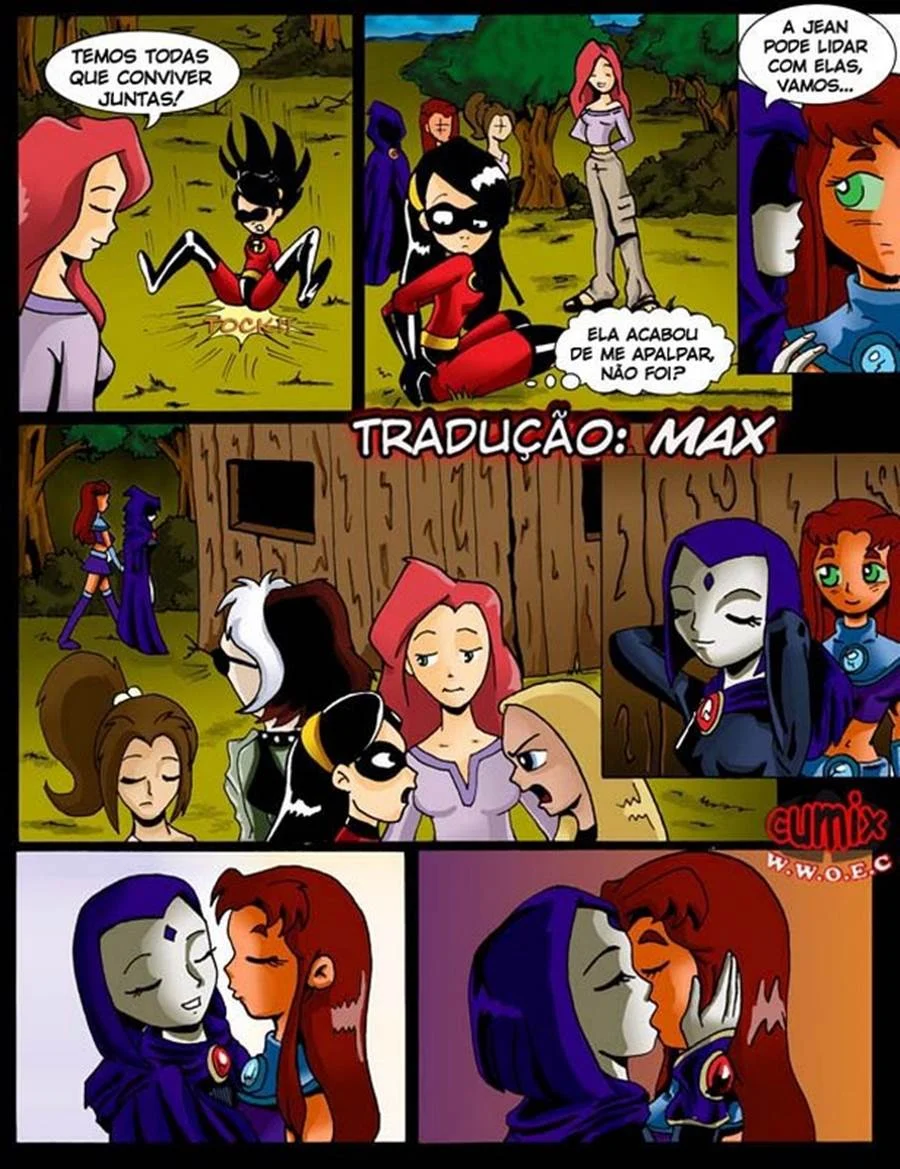 XX Explícito: Jovens Titãs em Suruba Insana nos Quadrinhos Mais Quentes