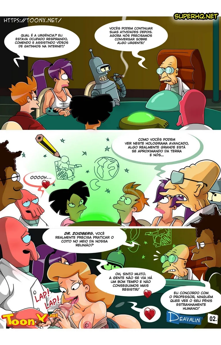 Orgias Futurama: Ajude a Salvar a Terra em Cenas Proibidas de Luxúria Total